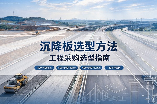 延边沉降板选择方法